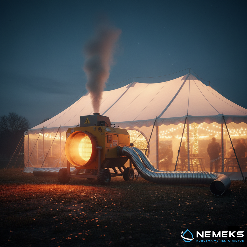 İzmit Fuar Merkezi ve etkinlik alanları için elektrikli ısıtıcı kiralama